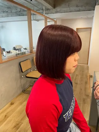 カラー まとい  ︎︎のヘアスタイル