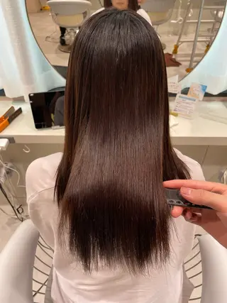 ロング sand clear横浜本店所属・似合わせレイヤー🌟 巻ける縮毛矯正みつきのヘアスタイル