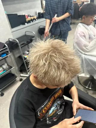メンズ メンズ専門店🔥 BLUCK 2ndのヘアスタイル
