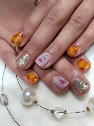 ネイル Sympa 𝓜iwako🐰ᩚのネイルデザイン