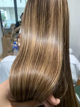 ロング カラー arts茅ヶ崎 エリアNO1髪質改善のヘアスタイル