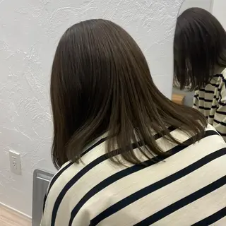 ミディアム 髪質改善 イオリのヘアスタイル