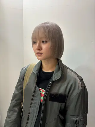 ショート ☘️かわいいハイトー ン☘️nonokaのヘアスタイル