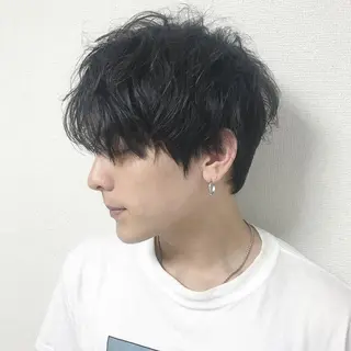 カラー パーマ ヘアアレンジ メンズ メンズパーマの巨匠 鈴木純のヘアスタイル