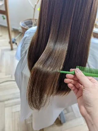 ロング パーマ 中野 雅子のヘアスタイル