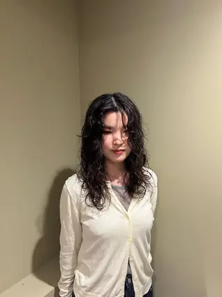 ロング パーマ 🌷下野 莉果/ボブ /パーマ/メンズ🌷のヘアスタイル