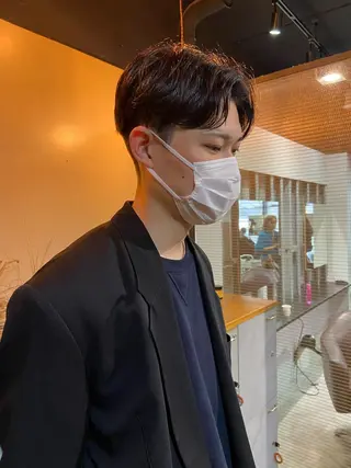 メンズ 地毛風艶カラー🌿 喜多夏海のヘアスタイル