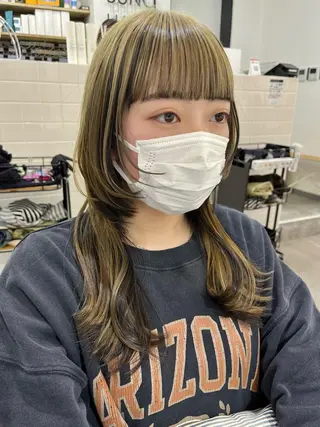 ロング カラー 🌼sunc HINAMI🌼のヘアスタイル