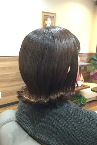 ミディアム カラー Annon プライベートサロンのヘアスタイル