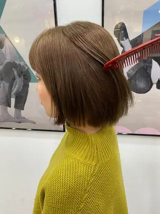 ショート カラー 暖色カラー/天神/ ヘイマサクラのヘアスタイル