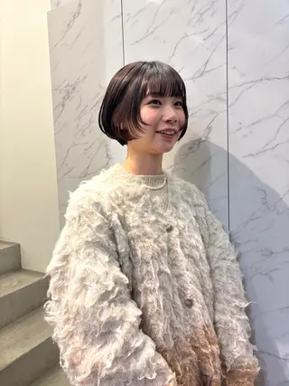 ショート miu /透明感カラーのヘアスタイル