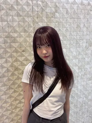 ロング カラー ラティアンヌイグレック所属・豊中/髪質改善/ レイヤーカットミヅキのヘアスタイル