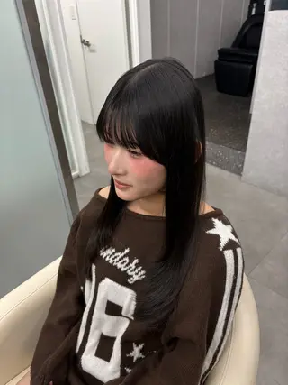 セミロング トレンド甘めガーリー Mizuki☁️🫧のヘアスタイル