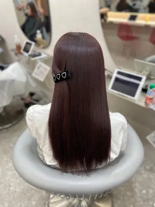 ロング カラー 新宿/韓国ヘア 中明度カラー/かやのヘアスタイル