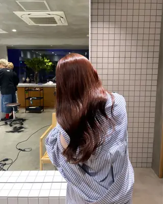 ロング カラー porto まなみのヘアスタイル