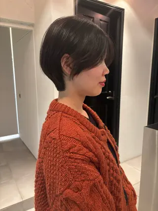 ショート riria/ボブ /ブラウンカラー🎀のヘアスタイル