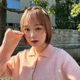 ミディアム 艶髪／レイヤー／ 透明感🎀／MARIのヘアスタイル