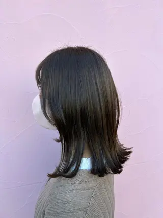 ミディアム 💙ルル💙 ハイトーン/レイヤーのヘアスタイル