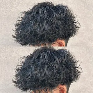 ショート パーマ メンズ 【メンズサロン】 BLUCK 横浜のヘアスタイル