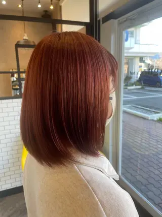 ミディアム カラー haf店長 ✂︎タカハシレン✂︎のヘアスタイル