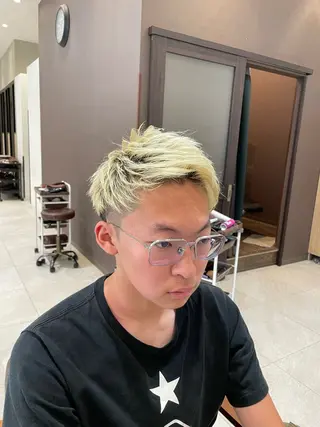 ショート メンズ 野水 隆雅のヘアスタイル