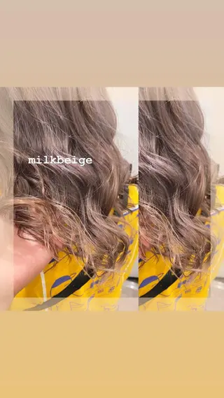 セミロング カラー ヘアアレンジ 🌻Insta指名 NO.1🌻Shoのヘアスタイル