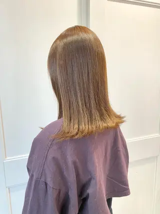 ミディアム カラー Ayuna /透明感カラーのヘアスタイル