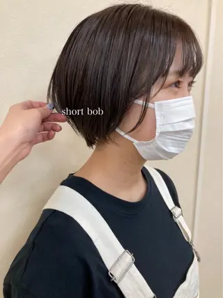 ショート カラー 初めてのショート お任せください✂️のヘアスタイル