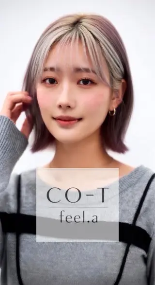 ミディアム 石沢 知康のヘアスタイル