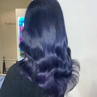 ロング カラー ヘアアレンジ 新宿♥ハッシュカット 暖色カラー♥Unaのヘアスタイル