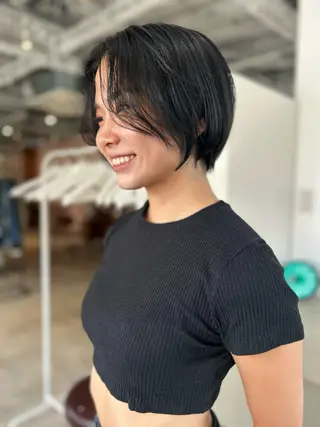 ショート カラー ヘアアレンジ 🎀suzuna 透明感colorのヘアスタイル