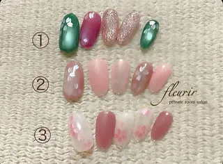 ネイル フルリール 【プライベートサロンのネイルデザイン