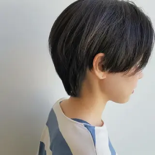 ショート カラー パーマ ヘアアレンジ iplus✴ まつげ、眉毛、耳つぼのマツエク・マツパデザイン