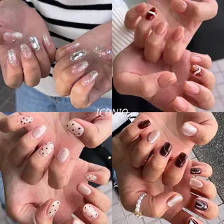 ネイル ICONIQ春日店所属・渕上 花純のネイルデザイン