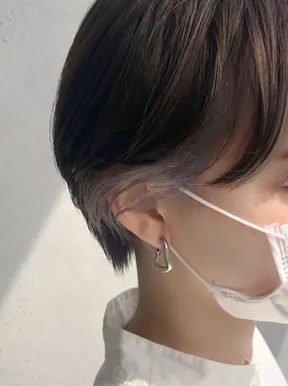 ショート 💕モテベージュ 🧡NANAKO🧡のヘアスタイル