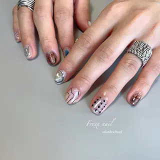 ネイル Freex nail所属・freex nail /ニュアンス/個性派のネイルデザイン