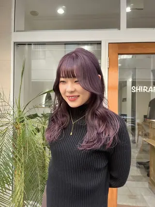 ロング カラー ベージュ⟡˖レイヤー ˖ ࣪⊹あずきのヘアスタイル