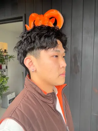 パーマ 三好 達也のヘアスタイル