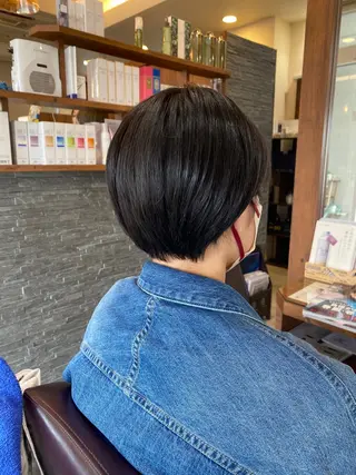 ショート 加藤 実穂のヘアスタイル