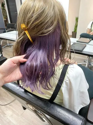 セミロング カラー VIF所属・🗻飯田誠也🗻 カットカラー得意のヘアスタイル