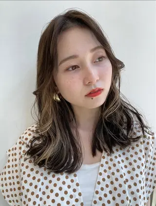 ミディアム 韓国レイヤー/ 髪質改善🤍芹奈のヘアスタイル