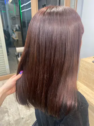 セミロング カラー 🐾Libero🐾 柏　KONOMIのヘアスタイル