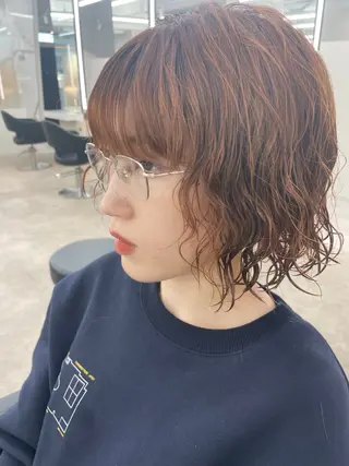ショート ボブ顔周りカット honokaのヘアスタイル