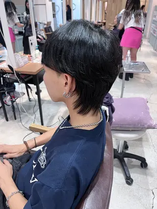 カラー パーマ メンズ 大阪韓国メンズ特化 LUNAのヘアスタイル