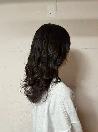 セミロング カラー 🩵似合わせカット SEIRA🩵のヘアスタイル