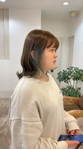 カラー Soleil所属・ボブ/艶髪 soleilrukaのヘアスタイル