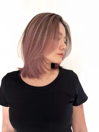 ミディアム カラー ご予約 宜しくお願いします！のヘアスタイル