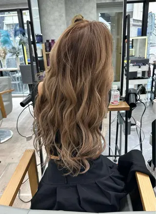 ロング レイヤー/ウルフ ハイトーンhiroのヘアスタイル