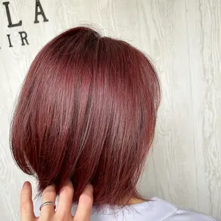 ショート カラー ヘアアレンジ TELAHAIR 髪質改善特化型サロンのヘアスタイル