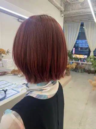 ミディアム 🌻花屋併設🌻濱 幸帆のヘアスタイル